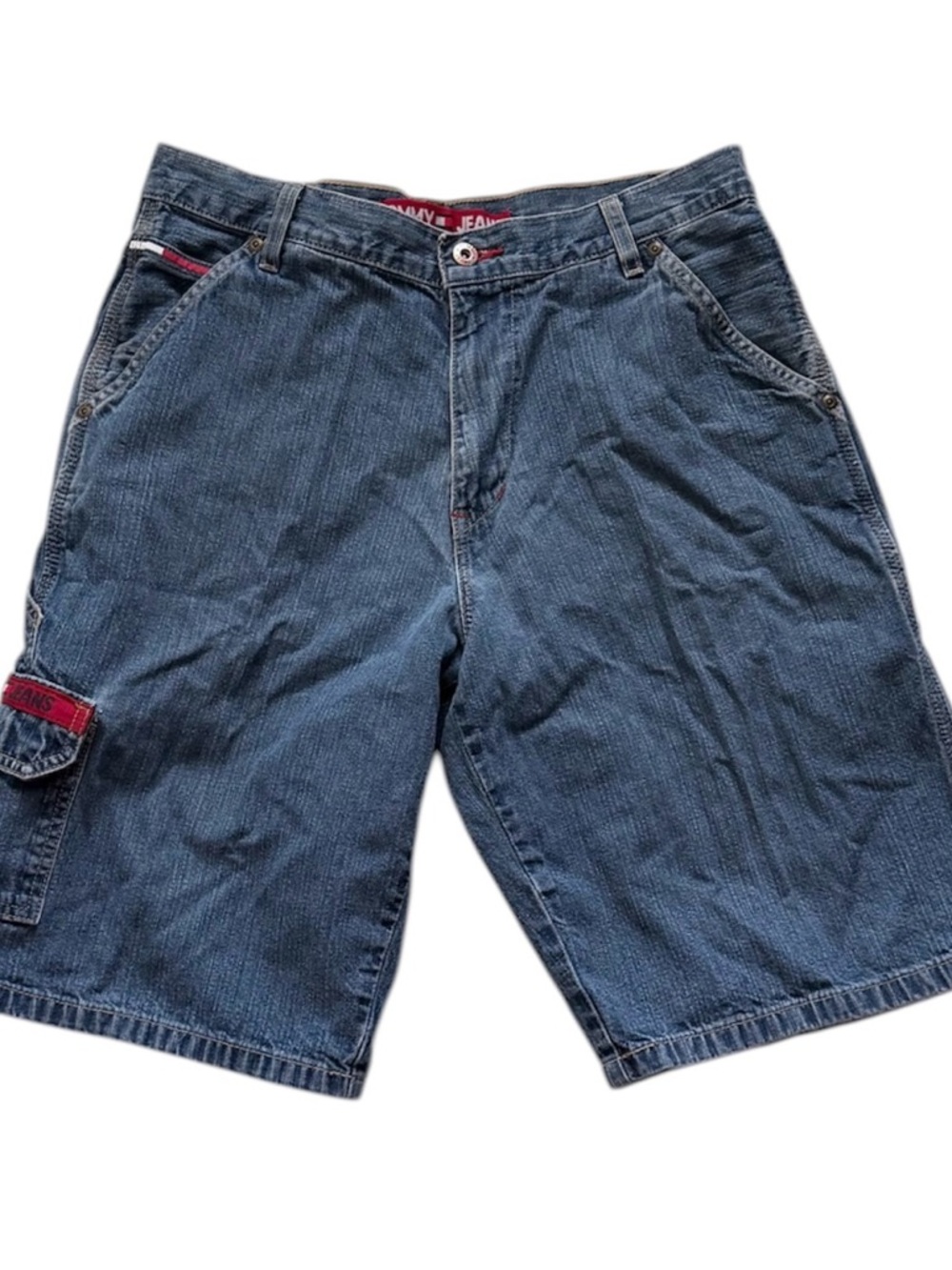 Y2K Tommy Hilfiger Cargo Baggy Denim Shorts